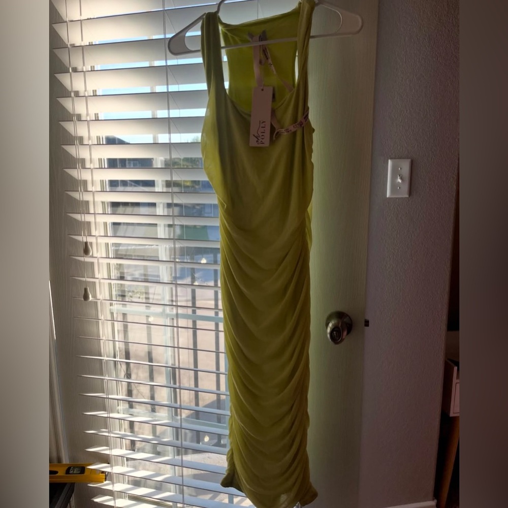 Oh Polly yellow maxi dress